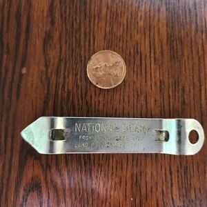 Rare Vintage National Brewing Company can/bottle opener
